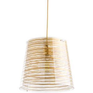 EMPORIUM lampe a suspension PIXI PETIT (Or - Polycarbonate et cristal acrylique)