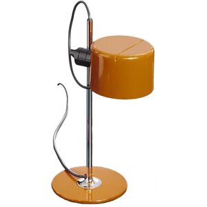 OLUCE lampe de table MINI Coupe (Jaune moutarde brillant - Aluminium et metal chrome)