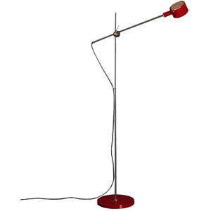 OLUCE lampadaire G.O. (Rouge ecarlate brillant - Metal)