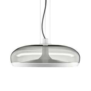 LEUCOS lampe a suspension AURELIA S 45 (3000K, fume et blanc opaque - verre et metal)