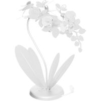 ARTI E MESTIERI lampe de table ORCHIDEA (Blanc – Métal)