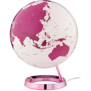 ATMOSPHERE lampe de bureau mappemonde LIGHT & COLOUR BRIGHT (Hot Pink - PMMA)