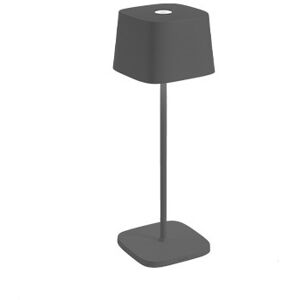 ZAFFERANO lampe de table OFELIA PRO (Gris foncé - Aluminium peint et polycarbonate)