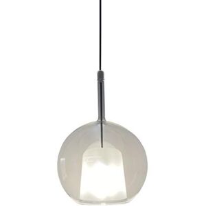 PENTA LIGHT lampe à suspension GLO (Medium Ø 25 cm / Transparent - verre et métal)