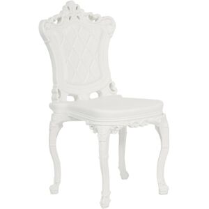 SLIDE set de 2 chaises PRINCESS OF LOVE (Blanc lait - Polyethylene)