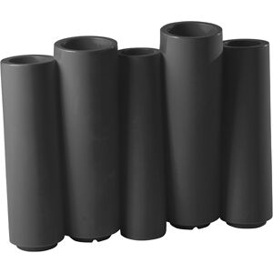 SLIDE vase BAMBOO (Noir - Polyethylene)