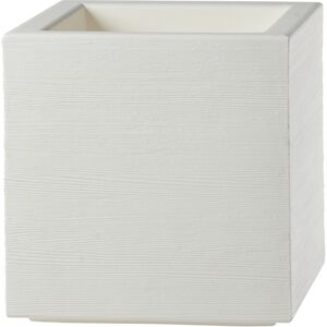 SLIDE vase QUADRA 45 cm (Blanc lait - Polyethylene)