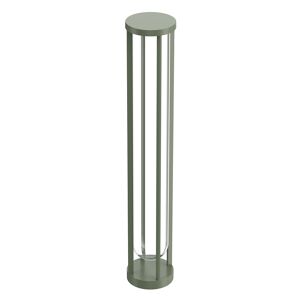 FLOS OUTDOOR lampadaire d'exterieur IN VITRO BOLLARD 3 DIMMABLE 1-10V (Pale green - aluminium et verre)