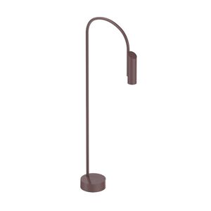 FLOS OUTDOOR lampadaire d'exterieur CAULE BOLLARD 2 NO DIMMABLE (Deep brown - Aluminium, verre et acier)