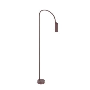 FLOS OUTDOOR lampadaire d'exterieur CAULE BOLLARD 3 DIMMABLE DALI (Deep brown - Aluminium, verre et acier)