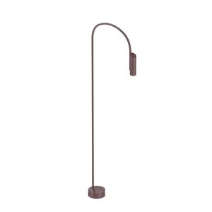 FLOS OUTDOOR lampadaire d'exterieur CAULE BOLLARD 3 NO DIMMABLE (Deep brown - Aluminium, verre et acier)