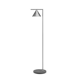 FLOS OUTDOOR lampadaire d'exterieur CAPTAIN FLINT OUTDOOR 2700K (Base en acier chrome et oeil d'oiseau - metal et marbre)