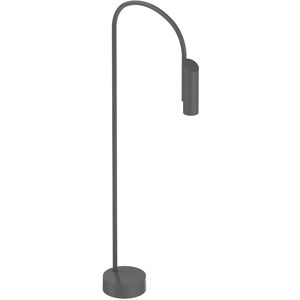 FLOS OUTDOOR lampadaire d'extérieur CAULE BOLLARD 2 NO DIMMABLE (Anthracite - Aluminium, verre et acier)