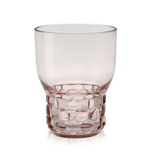 KARTELL set de 4 verres JELLIES FAMILY (H 11 cm / Rose - PMMA)