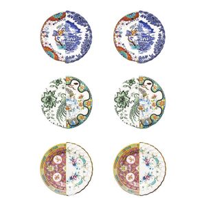 SELETTI set de 6 assiettes de dessert HYBRID