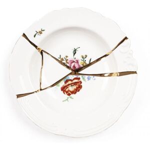 SELETTI set de 6 assiettes bols de soupe KINTSUGI 09622