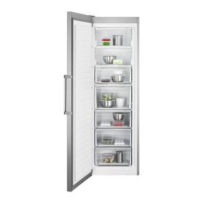 AEG congelateur vertical AGB728E5NX installation libre No Frost 186 cm acier inoxydable classe E 280 litres