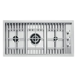 BARAZZA plaque de cuisson LAB 1PLB2TI (Inox - grilles acier et bruleur en fonte)