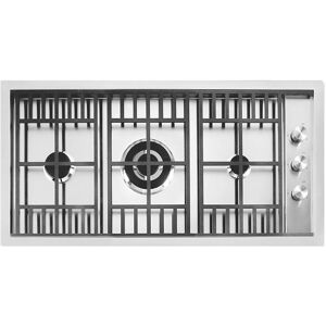 BARAZZA plaque de cuisson LAB 1PLB2T (Inox - Grilles et bruleurs en fonte)