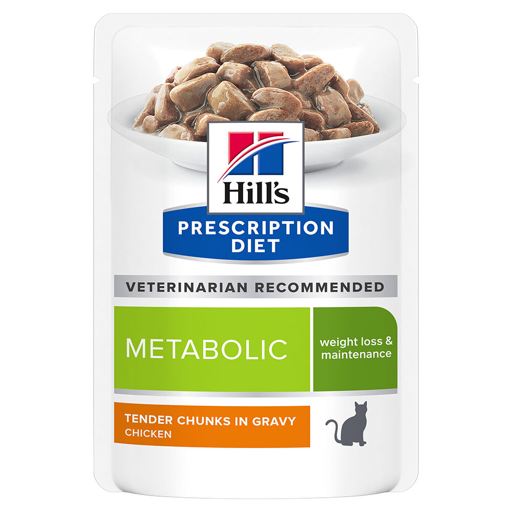 poulet Metabolic Weight Managementpoulet 12x85g pour chat Hill's Prescription Diet
