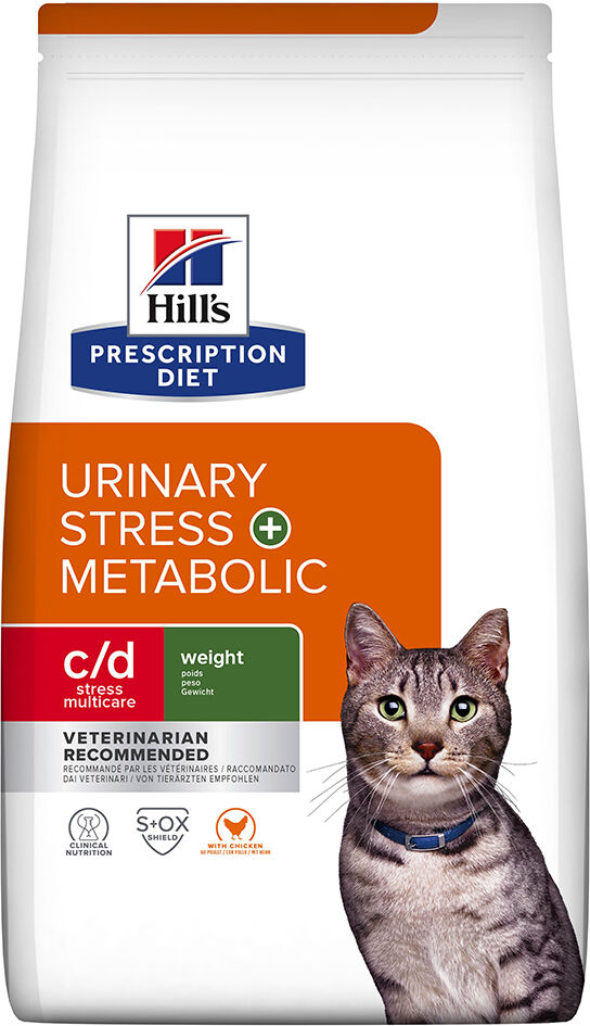 1,5kg c/d Urinary Stress + Metabolic Hill's Prescription Diet - Croquettes pour chat