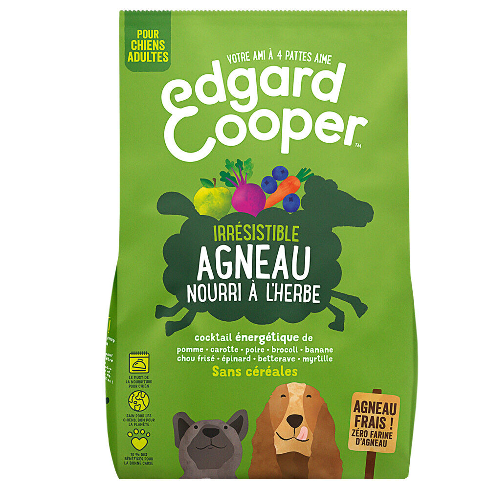 2,5kg Edgard & Cooper Adult agneau sans céréales - Croquettes pour chien