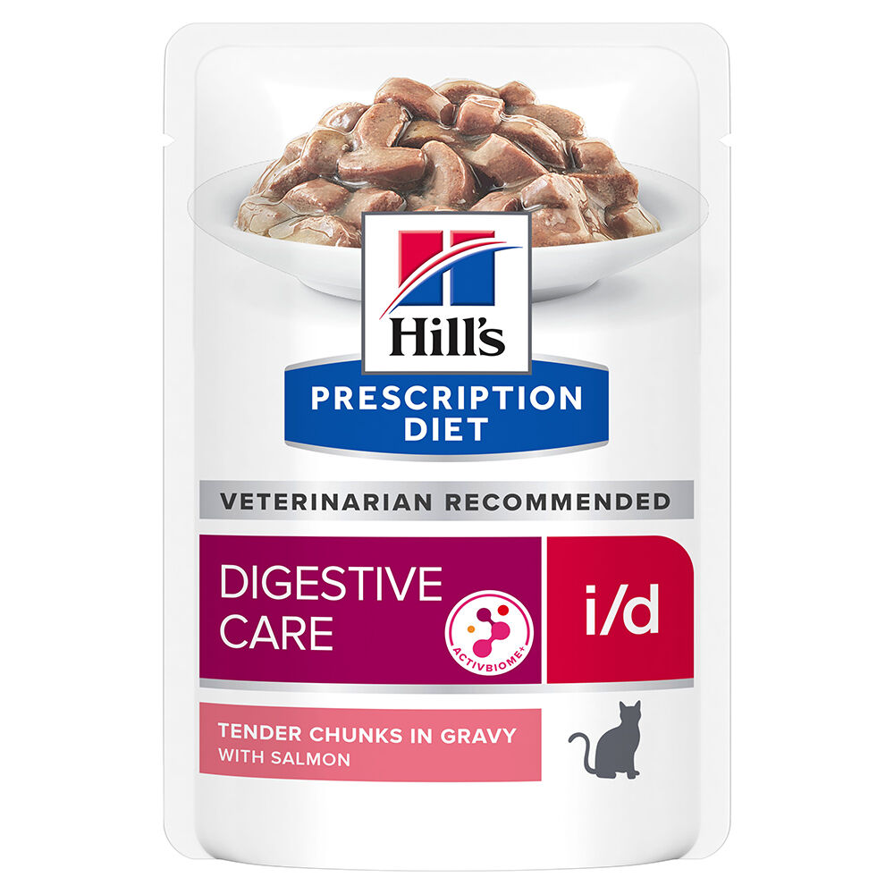 12x85g i/d Digestive Care saumon Hill's Prescription Diet - Pâtée pour chat
