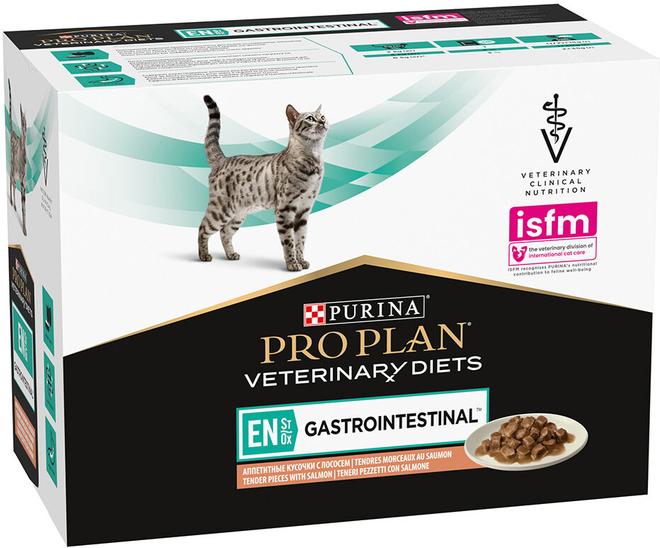 20x85g EN ST/OX Gastrointestinal saumon - PURINA PRO PLAN Veterinary Diets pour chat