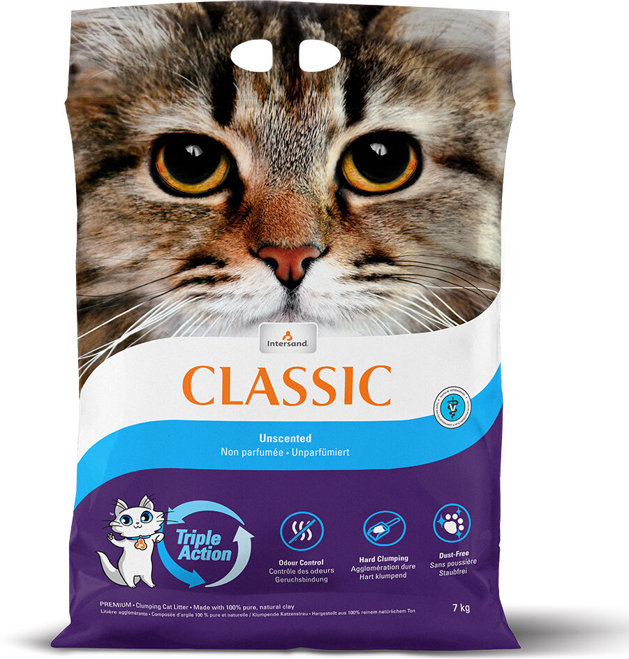 7kg Litière Intersand Classic sans parfum - pour chat