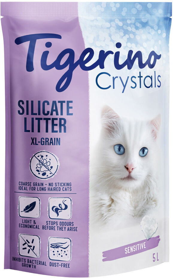 6x5L litière Tigerino Crystals XXL - pour chat