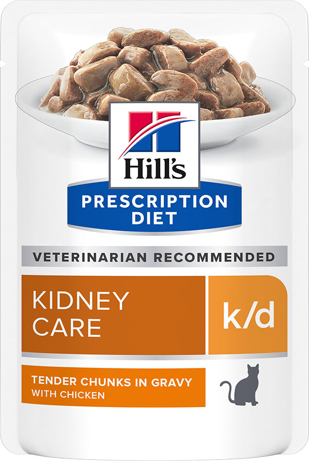 12x85g poulet k/d Kidney Care pour chat Hill's Prescription Diet