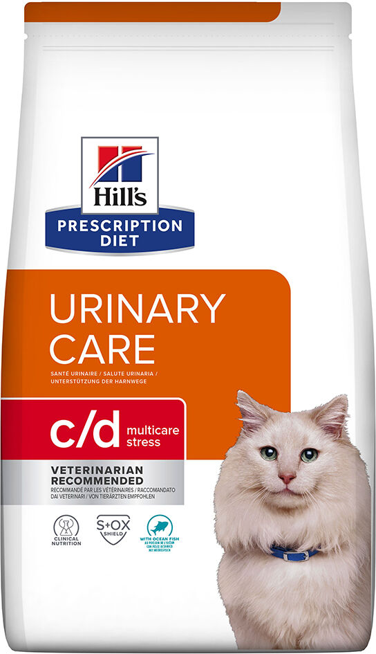 1,5kg c/d Multicare Stress Urinary Care poisson de mer Hill's Prescription Diet - pour chat