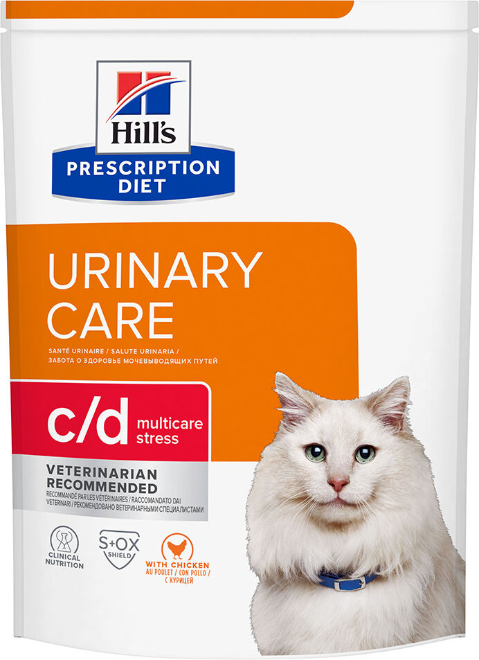 3kg c/d Multicare Stress Urinary Care poulet Hill's Prescription Diet - Croquettes pour chat