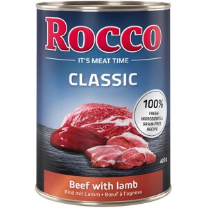 24x400g Rocco Classic b?uf, agneau - Patee pour chien