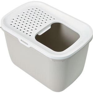 Maison de toilette Savic Hop In pour chat beige / blanc