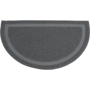 Tapis de maison de toilette XXL gris - pour chat