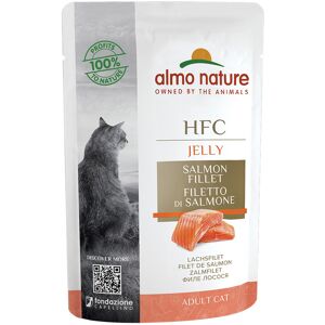 Almo Nature HFC Jelly 6 x 55 g pour chat - filets de saumon