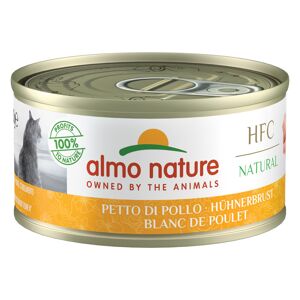 Almo Nature HFC Natural 6 x 70 g pour chat - blanc de poulet