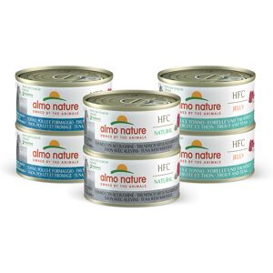 Almo Nature HFC Natural 6 x 70 g pour chat - selection au thon ( 3 varietes )