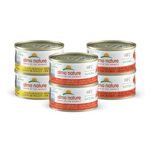 Almo Nature HFC Natural 6 x 70 g pour chat - selection au poulet (3 varietes)