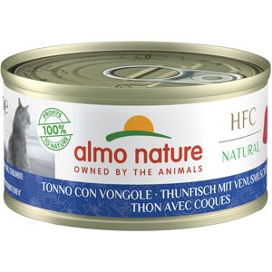 Almo Nature HFC Natural 6 x 70 g pour chat - thon, palourdes