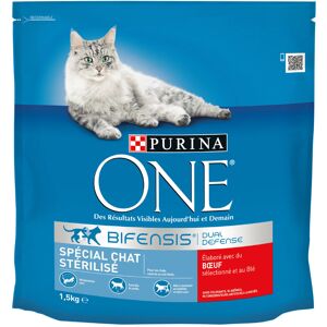 1,5kg Chat Sterilise b?uf PURINA ONE - Croquettes pour chat