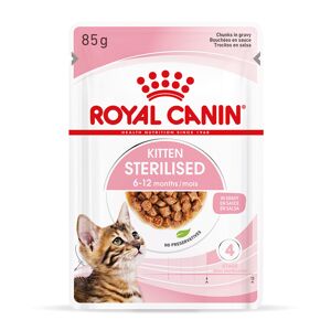 12x85g Sterilised Kitten en sauce Royal Canin - Patee pour chat