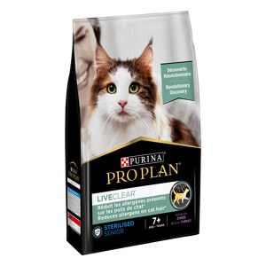 2x2,8kg Pro Plan LiveClear Sterilised Adult 7+ - Croquettes pour chat