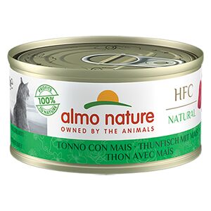 Almo Nature 6 x 70 g pour chat - HFC Natural thon, maïs