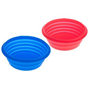 2x Gamelle de voyage pliable 1L en silicone pour chien - Gamelle pour chien