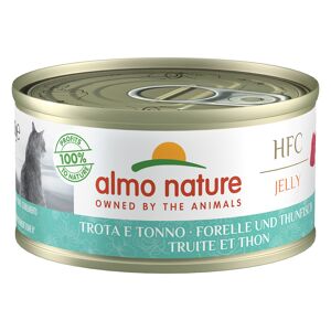 Almo Nature HFC Natural 6 x 70 g pour chat - truite, thon (en gelee)