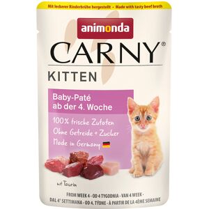 animonda Carny Kitten 12 x 85 g pour chat - Baby Pate, bouillon de b?uf