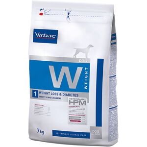 Virbac Veterinary HPM W1 Weight Loss & Diabetes pour chien - 7 kg