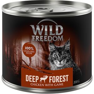 12x200g Adult Deep Forest gibier, poulet Wild Freedom - Patee pour chat